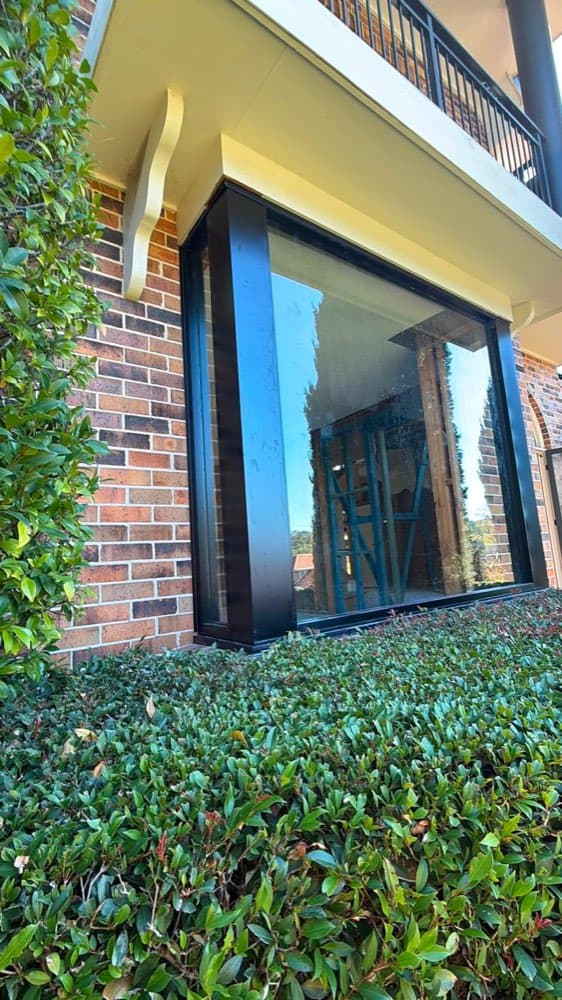 Black Frame Balcony Window