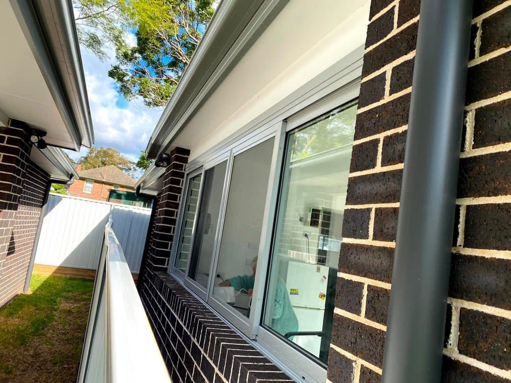 Slider Window, Clinker Brick Alfresco