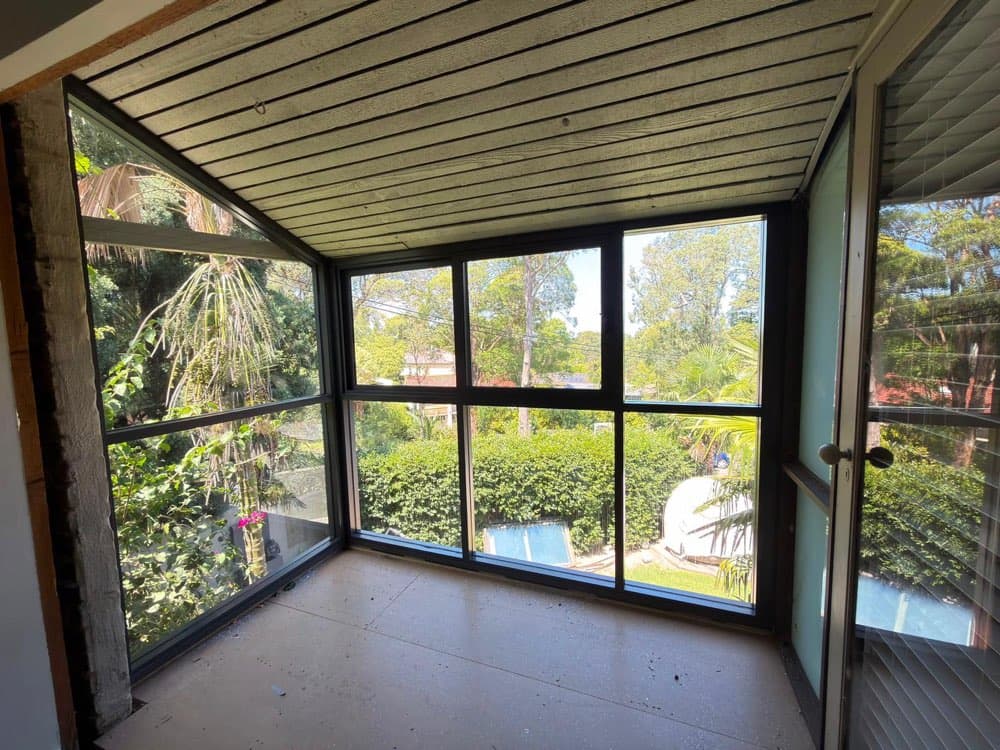 Enclosed Balcony Windows, Poolside Outlook